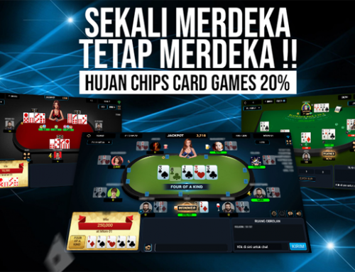 BONUS ROLLINGAN MINGGUAN UP TO 20% – CARD GAMES – Agustus