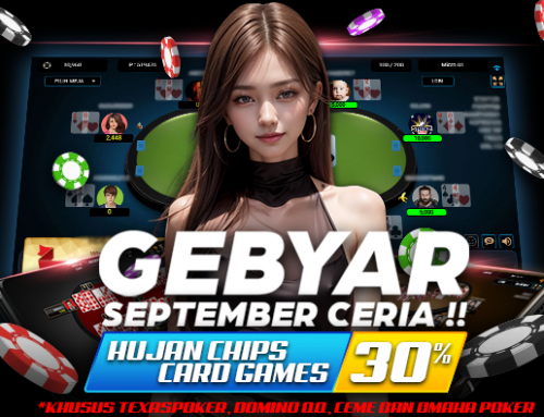 BONUS ROLLINGAN MINGGUAN UP TO 30% – CARD GAMES (Texaspoker, Domino QQ, Ceme dan Omaha Poker) – September